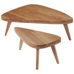 The Hansen Family - Remix Collection Couchtisch-Set M & S, Eichenholz
