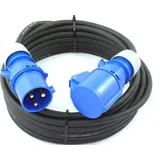 maxgo® CEE Verlängerung H07RN-F 3G4 3x4 PCE 32A IP44 30m Elektro-Kabel, (3000 cm)