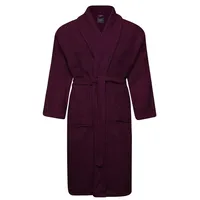 Adore Home Frottee Bademantel 100% Baumwolle für Damen & Herren - XXL, Aubergine - XXL