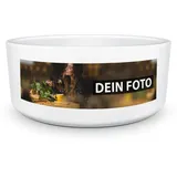 Tassendruck Schüssel selbst individuell gestalten/Personalisierbar mit eigenem Foto bedrucken/Fototasse/Motivtasse/Werbetasse/Firmentasse mit Logo/Schüssel - 18 cm Durchmesser