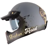 Broken Head Retro Helm Rusty Rebel