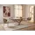 vente-unique MALATA 6-10 Personen ausziehbar 76 x 75 x 90 cm beige/weiß