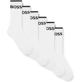 Boss 6er Pack Businesssocken Stripe CC Weiß 39-42