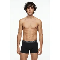 JACK & JONES JACSOLID Boxershorts Grün / Schwarz L 12er Pack