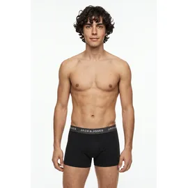 JACK & JONES JACSOLID Boxershorts Grün / Schwarz L 12er Pack