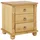 otto home Nachtkommode OTTO HOME "Tessin", beige (natur), B:45cm H:50cm T:38cm, Sideboards, aus massiver FSC-zertifizierter Kiefer, mit 3 Schubladen