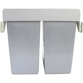 MONSTER SHOP Mülleimer 45 l Silber