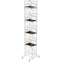 Günzburger Munk Rollgerüst SG 1,35 x 1,80 m mit Fahrbalken Doppel-Plattform 1,35x1,80m Plattform 11,70m AH