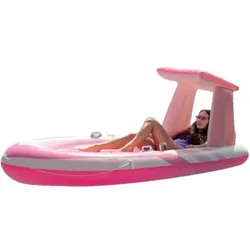 Intex: Aufblasbare Luftmatratze in Bootsform - rosa 244 - 119 x 97 cm