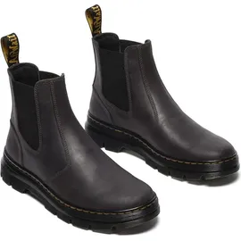 Dr. Martens Embury Gunmetal Saddleback Platform, Schwarz, 43 EU