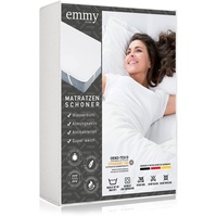 Emmy Home Matratzenschoner 160x200 2er – waschbare Inkontinenzunterlage, Nässeschutz – Atmungsaktive, Matratzenauflage für Allergiker (160x200 cm, 2er)