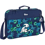 Safta El Niño GLASSY - Schultasche, Aktentasche, Umhängetasche, bequem und vielseitig, Qualität und Widerstandsfähigkeit, 38 x 6 x 28 cm, Marineblau