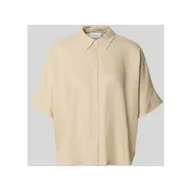 Comma, Kurzarmbluse Beige 42