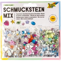 Folia Schmuckstein Mix Girly Glam, über 800 Teile, sortiert