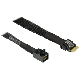 Inter-Tech Kabel SFF 8654-4i > SFF 8643 > schwarz, 0,7 Meter