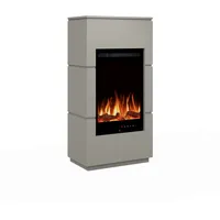 Noble Flame LUND [moderner Stand-Elektrokamin]: Seidengrau