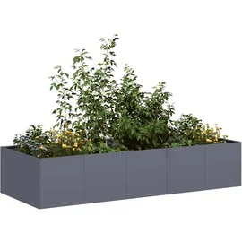 vidaXL Pflanzgefäß 200 x 80 x 40 cm Anthrazit