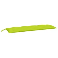 VidaXL Gartenbank-Auflage Hellgrün 150x50x7 cm Oxford-Gewebe