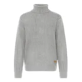Oxmo Rollkragenpullover Grau S