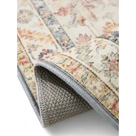 benuta basic benuta Waschbarer Teppich George Multicolor/Beige 160x230 cm Wohnzimmerteppich Schlafzimmer weich orientalisch Rechteckig