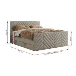 MKS Paris King Duo 120 x 200 cm H3 Beige