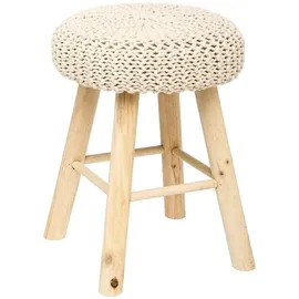 ATMOSPHERA CREATEUR D'INTERIEUR Hocker Suzette Holz 0 x 0 x 0 cm Beige
