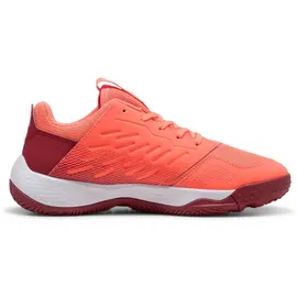 Puma Accelerate Hallenschuhe Kinder 01 glowing red/white/dark crimson/black 33