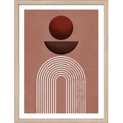 Gerahmtes Bild SHAPES OF THE