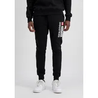 Alpha Industries Alpha Block-Logo Jogger Jogginghose für Herren Black