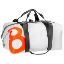 360 Grad Kutter XL Reisetasche weiß/orange 80 Liter