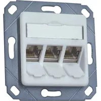 BTR Netcom Metz Connect Anschlussdose, Cat.6A TN E-DATmod-3Upk-rws