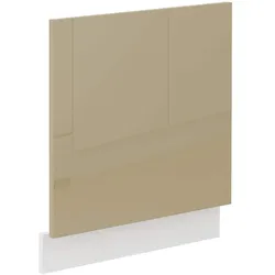 Frontblende Geschirrspüler integriert 60 cm Cappuccino Hochglanz Küche Lara