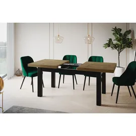 alpimeble Rechteckiger Esstisch 140 – 180 x 76 x 90 cm Lefkas