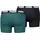 Puma Basic Boxershorts emerald ice / schwarz XL 2er Pack