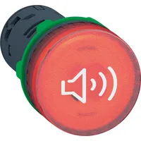 Schneider Electric XB5KS2G4 Buzzer, beleuchtbar, mit Lampenfassung (L x