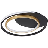 GLOBO Deckenleuchte dimmbar Wohnzimmerlampe Decke Deckenlampe mit Fernbedienung, cct Memoryfunktion, 1x LED 36W 900Lm warm-kaltweiß, L 48,5 cm