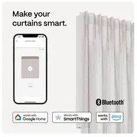 Motionblinds Smart Curtain Rail Central opening 160cm