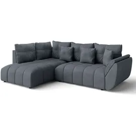ax living Eckcouch Grau 2-Sitzer