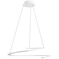 LEDS C4 LED Pendelleuchte Curl 24W 830 NODIM 591x560mm weiß