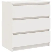 vidaXL Nachtschrank 60 x 36 x 64 cm Weiß
