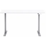 Schildmeyer Schreibtisch Metz Weiß / Silber