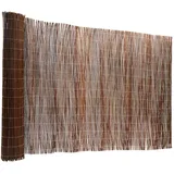 Karat Sichtschutzmatte 90 x 300 cm Braun Holz
