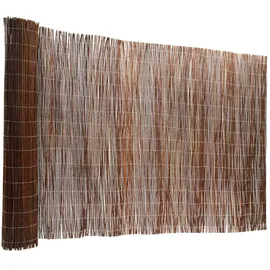 Karat Sichtschutzmatte 90 x 300 cm Braun Holz