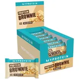MYPROTEIN Protein Brownie White Chocolate Riegel 12 x 75 g