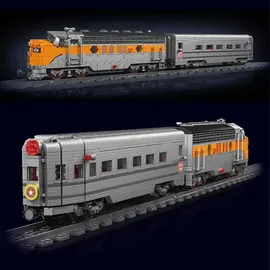 Mould King EMD F7 WP Diesel Lokomotive 1751-tlg. 12018