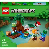 LEGO Minecraft 21240 Das Sumpfabenteuer Bausteine Baukasten Blocks Set für Kind