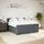 vidaXL Boxspringbett 180 x 200 cm Dunkelgrau