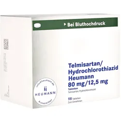 TELMISARTAN/Hydrochlorothiazid Heu.80mg/12,5mg 98 St