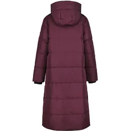 ICEPEAK Steppmantel "ADDIA", Damen, Gr. 42, lila (plum), Steppware, Obermaterial: 100% Polyester. Futter: 100% Polyester. Wattierung: 100% Polyester, sportlich, Basic knielang, Langarm abgerundeter Saum mit Windstopper, Mäntel, mit Markenlederpatch am Oberarm