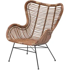 Möbel Kraft Sessel Jakarta 73 x 88 x 50 cm Braun
